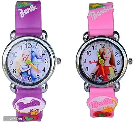 Zest4Kids- Analogue Multicolour Dial Watch for Kids Boys and Girls - Combo of 2