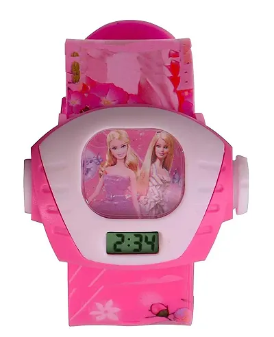 SS Traders Digital Dial Single Image Projector Kids Watch For3-6 Years Girls