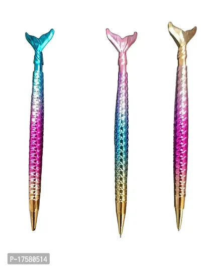 LITTLEMORE - Stylish and fancy fish tail pen for girls - PACK OF 3-thumb2