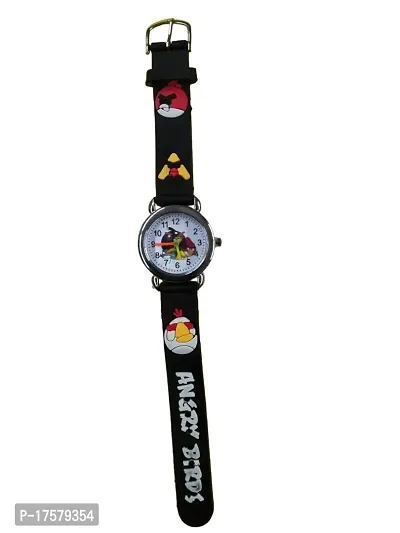 Zest4Kids - Analogue Multicolour Black Strap Watch for Kid's  Boys  Girls