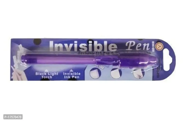 LITTLEMORE - Invisible Ink Magic Pen (3 Pieces) with UV-Light Birthday Return Gifts for All Age Group(Assorted Colours)-thumb3