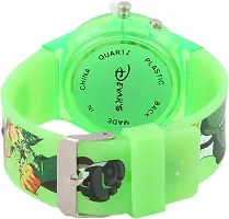 SS Traders New LED Digital Wristband Fashion Cartoon Silicone Kids Watch with Cartoon Strap Watch for Girls (Pink)-thumb4