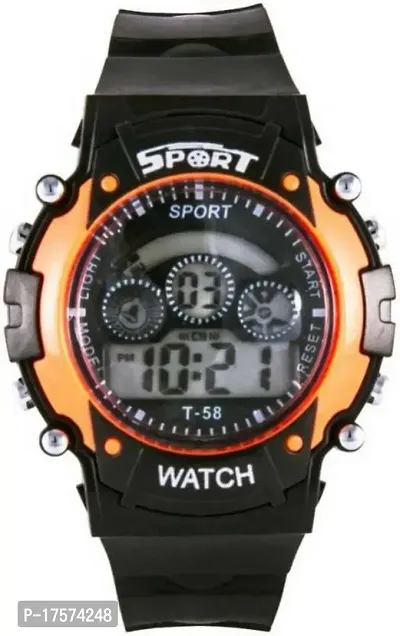 S S TRADERS - Casual Sport Watch with Seven Lights and Seven Colour, Week Display in Round Dail adn Combination with Unique Watches- Boys/Men/Kids - Best Return Gift 05-thumb0