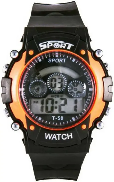 S S TRADERS - Casual Sport Watch with Seven Lights and Seven Colour, Week Display in Round Dail adn Combination with Unique Watches- Boys/Men/Kids - Best Return Gift 05