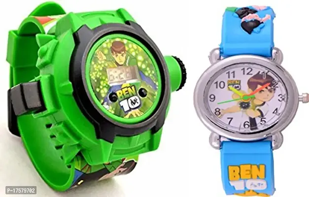 Zest4Kids - (2 Combo Pack of 24 Projector  Analogue Watch for Kids for Boys Girls