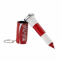 LITTLEMORE Can Tin Shape Ball Pens with Key Chain Pack of 4-thumb2
