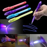 LITTLEMORE - Pack Of 10 Invisible Magic Pen For Kids With Uv Light - Birthday Return Gifts For Kids-thumb2