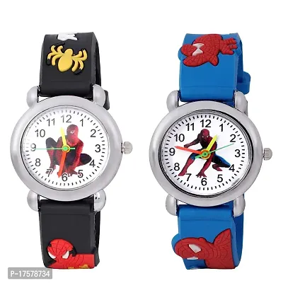 Zest4Kids - Analogue Multicolour Dial Boy's and Girl's Wrist Watch - (Pack of 2)