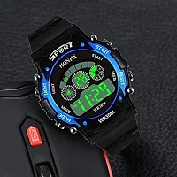 S S Traders 5 Digital Black Blue Orange Green Purple Dial - Kids Sports Watch for Boys and Girls-thumb3