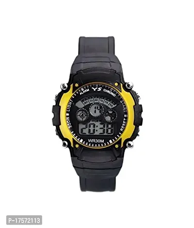 S S TRADERS - Orange,Yellow Sport Watch with Seven Lights and Seven Colour, Week Display in Round Dail - Women/Men/Kids - Best Return Gift-thumb5