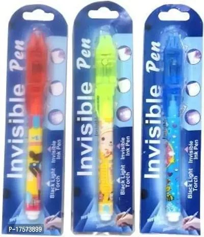 Myaka invisible Pen UV Light (Pack Of 3)