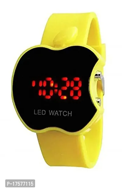 SS Traders LED Light Digital Yellow Dial Boy's and Girl's Watch
