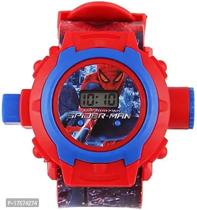 S S TRADERS Analogue - Digital Boy's Watch(Black Dial Red Colored Strap)-Spder24-thumb0