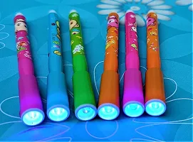 LITTLEMORE Invisible Ink Magic Spy pen with UV Light - Pack of 4 Pens | Best Birthday return gift for boys and girls.-thumb2
