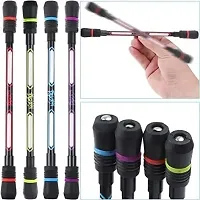 LITTLEMORE - Spinning Rotatable Finger Pen - Non-Slip Coated Spinning Pen Mod with Weighted for Gaming Student (PACK-4)-thumb4