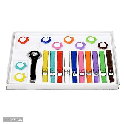 Zest4Kids- Analogue Multicolor Dial 11 Belt Watches for Girls-thumb3