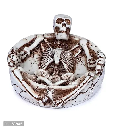 Resin Skeleton Ashtray for Home Bar Accessories