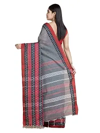 Stylish Grey Cotton Festivewear Saree For Women-thumb2