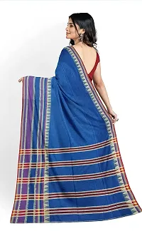 Stylish Blue Cotton Festivewear Saree For Women-thumb3