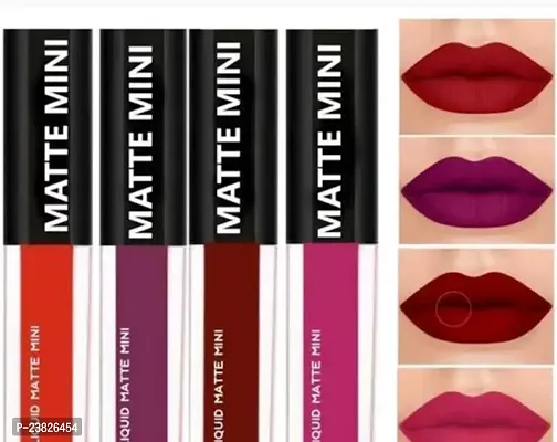 Ultra Smooth Liquid Matte Lipstick Pack Of 4-thumb0