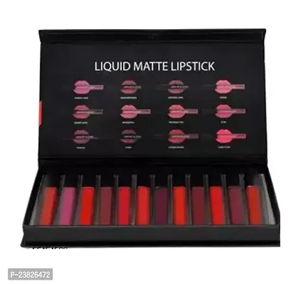 Crystal Liquid Lipstick Set of 12. Waterproof Lipstick