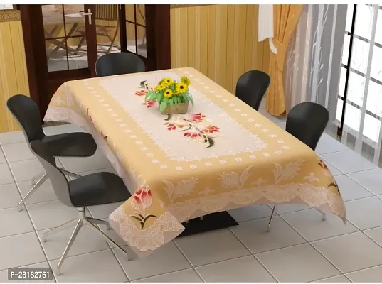 Flavio Floral 6 Seater Dinning Table Cover 60 into90  Pack Of 1-thumb0