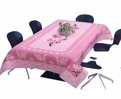 Flavio Floral 6 Seater Dinning Table Cover Free Size 60 into90  Pack Of 1-thumb2