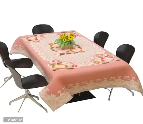 Flavio Floral 6 Seater Dinning Table Cover Free Size 60 into90  Pack Of 1-thumb2