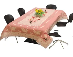 Flavio Floral 6 Seater Dinning Table Cover Free Size 60 into90  Pack Of 1-thumb1