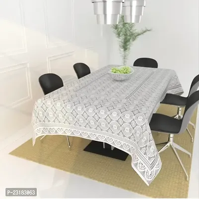 Flavio Floral 6 Seater Dinning Table Cover Free Size 60 into90  Pack Of 1-thumb0