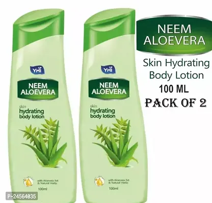 Neem Aloevera Skin Hydrating Body Lotion-100 ml, Pack Of 2