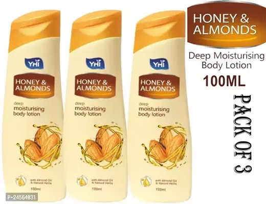 Almonds With Honey Body Lotion-100 ml, Pack Of 3