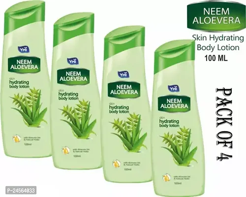 Neem Aloevera Skin Hydrating Body Lotion-100 ml, Pack Of 4