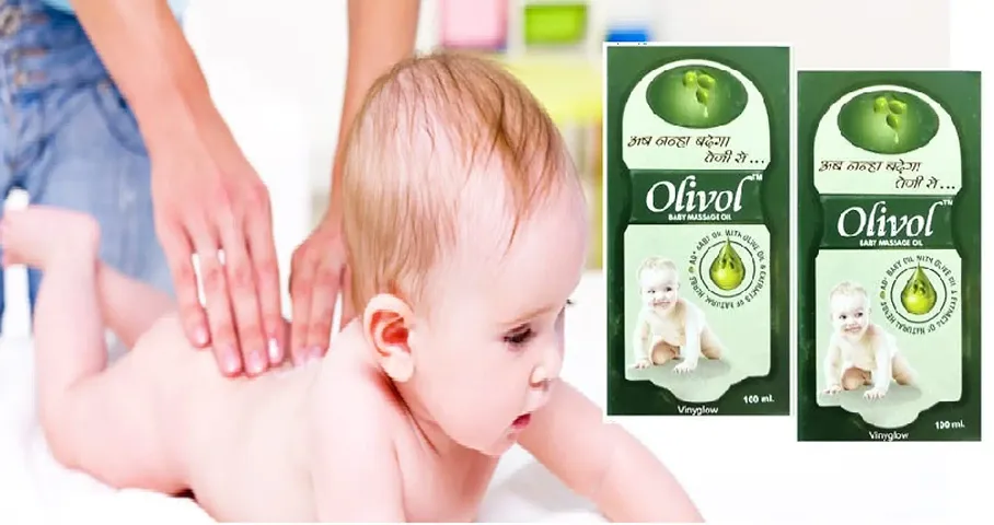 Austro Labs Olivol Oil Baby Massge Oil 100ml Each (Pack of 2)