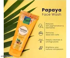 Pippal Papaya FaceWash Deep Cleanses Reduce Blemishes With Carrot  Soya Protein Extracts Reduces Pigmentation Moisturizes Natural Skin Care  (Pack Of 2x60m)-thumb2