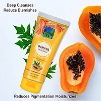 Pippal Papaya FaceWash Deep Cleanses Reduce Blemishes With Carrot  Soya Protein Extracts Reduces Pigmentation Moisturizes Natural Skin Care  (Pack Of 2x60m)-thumb3