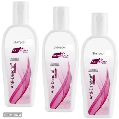 Ketoscalp Shampoo  Anti-Dandruff With ZPTO and Conditioner 100ml For all hair types Nourishes  Soothes Scalp (Pack Of 3)