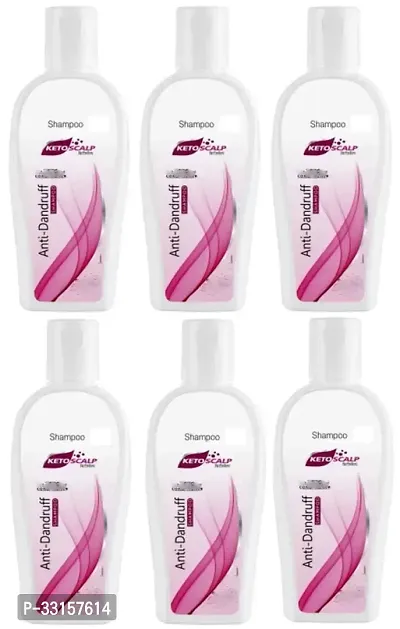 Ketoscalp Shampoo  Anti-Dandruff With ZPTO and Conditioner 100ml For all hair types Nourishes  Soothes Scalp (Pack Of 6)-thumb0