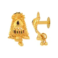 Admier Gold Plated Brass Designer colorfull meenakari cutwork fashion Earrings For Girls Women.(ACER0250)-thumb1