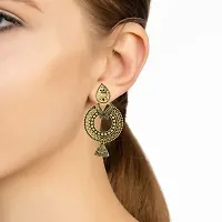 Admier oxidised gold plated brass light weight fashion traditional jhumka jhumki earrings for girl women(ACER0301)-thumb3