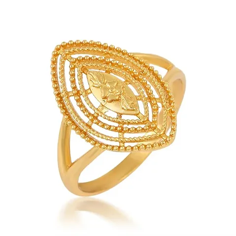 Stylish Gold Plated Traditional Rings