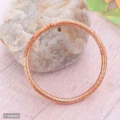 Elegant Copper Solid Kadas for Men