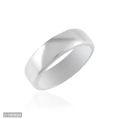 ADMIER Titanium shinny Stainless Steel Stylish proposal band thumb silver Finger Ring-thumb4
