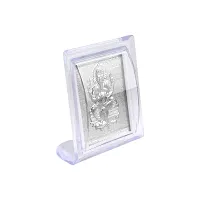 Admier Silver plated ganesh ganpati Ganesha Frame for Gift Diwali Photo Frame-thumb3