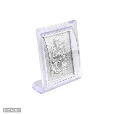 Admier Silver plated ganesh ganpati Ganesha Frame for Gift Diwali Photo Frame-thumb4