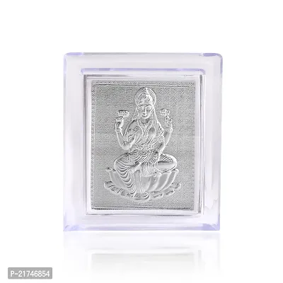 Admier Silver plated Lakshmi Frame for Gift Diwali Photo Frame for Puja Diwali pooja Ido