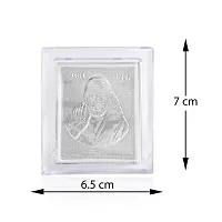 Admier silver plated Sai Baba Framed Photo Shirdi Ke Sainath Home Decor-thumb2