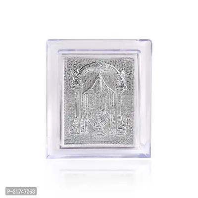 Admier silver plated tirupati balaji photo frame God Religious for Wall and Pooja Hindu Bhawan