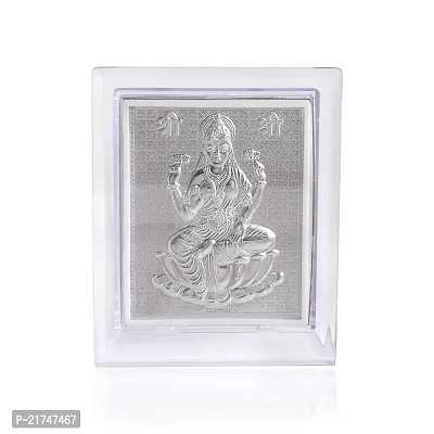 Admier Silver plated Lakshmi Frame for Gift Diwali Photo Frame for Puja Diwali pooja Idol