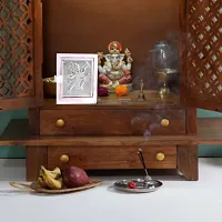 Admier Silver Plated Shree Bajrang Bali Hanuman Sanjeevani Parvat Dhari Photo Frame-thumb2